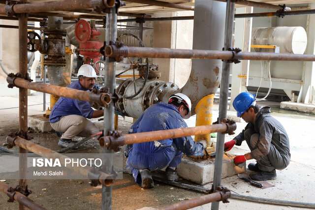 تعمیرات اساسی فازهای ۲ و ۳ مجتمع گاز پارس جنوبی