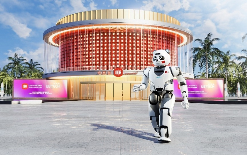 چین از رباتهای انساننما و پاندای خود در نمایشگاه فناوری عربستان رونمایی کرد