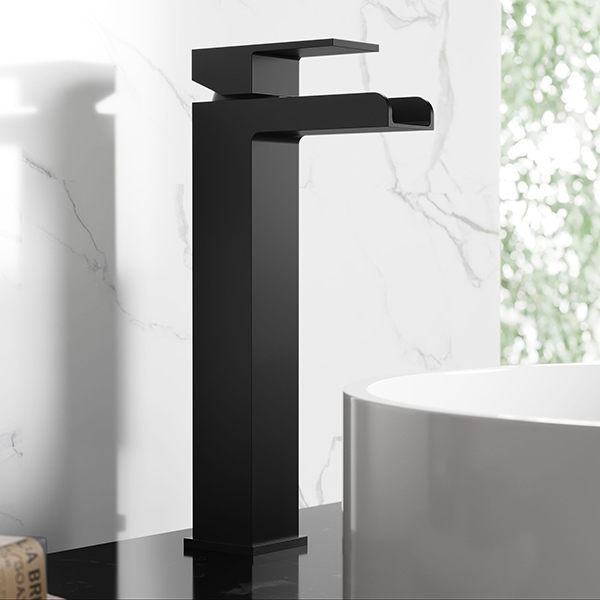 شیر روشویی پایه بلند مشکی